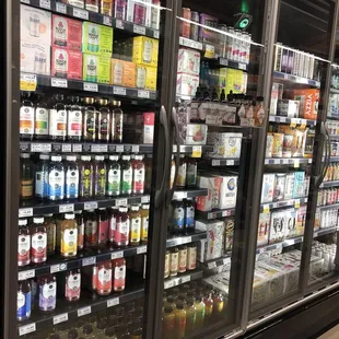 Drink aisle! Kombucha, hard kombucha, hard seltzers...