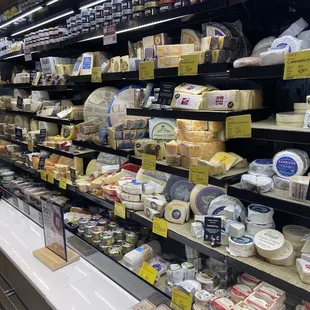 Nice cheese selection