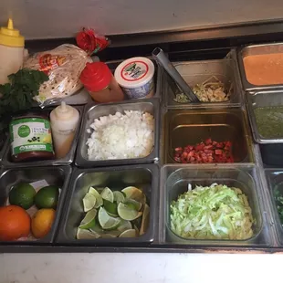 Anything you want on your taco