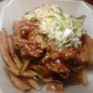 The Dirty Fries.
No room for a bun!