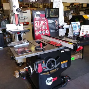 SawStop sold here!!