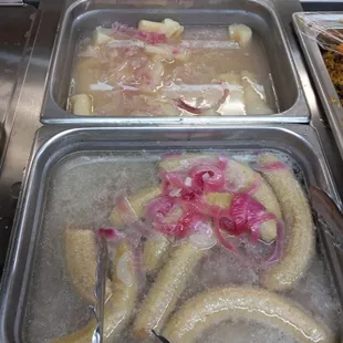 Fresh from the kitchen! Stop by today and have a taste of our delicious hot food!