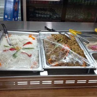 Fresh from the kitchen! Stop by today and have a taste of our delicious hot food!