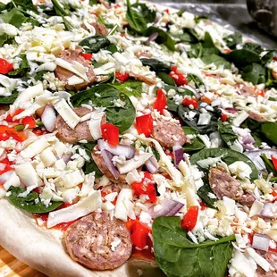 Specialty Combo Pizza.