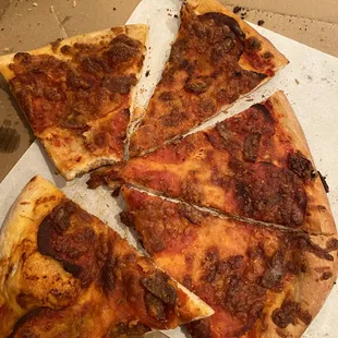 What in the heavens? A half eaten slice??