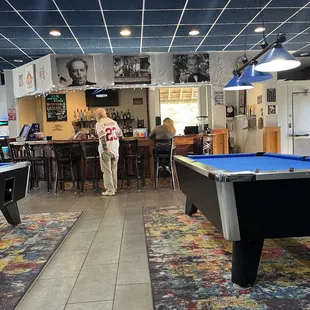 Sports bar/gaming area