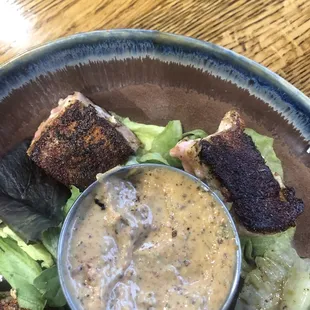 Tuna bites. Cooked perfectly