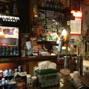 ows a man sitting at a bar