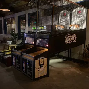 Basketball and skee ball