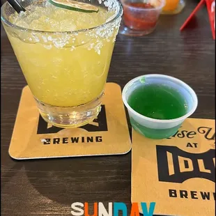 $12 margarita and $4 jello shot