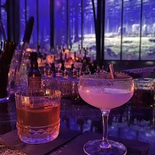 #48 old fashioned and #17 citrus thai basil