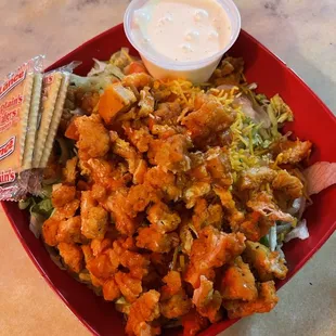 Buffalo chicken salad