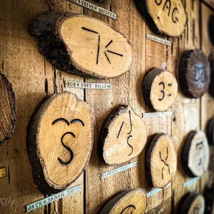 Really cool brands on the wall