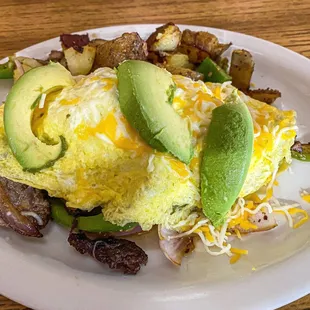 Steak Fajita Omelette