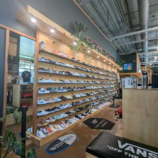 No Comply skate shop connected to coffee stand