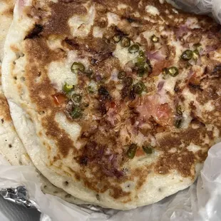 Onion Tomato Chili Uttapam