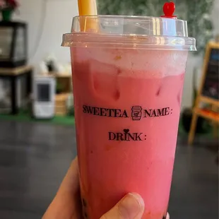Strawberry Milk Tea