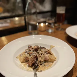 MUSHROOM CAPPELLETTI with Chicken