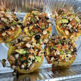 Tostadas de ceviche Guadalajara Estilo!