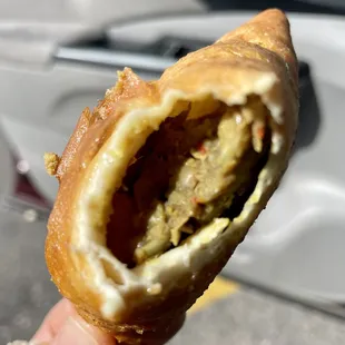 Inside the Veggie Sambusa