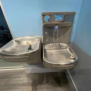 Water fountain. Free water