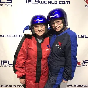 Love the backdrop to capture the memory with a pose pre-flight