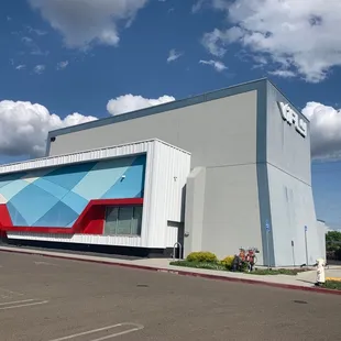 Front of the building