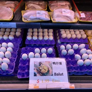 a display of eggs for sale