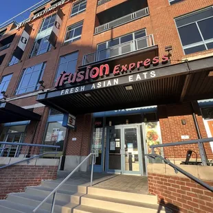 Outside! Located next to Hard Rock Cafe