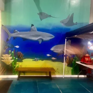 Mural inside
