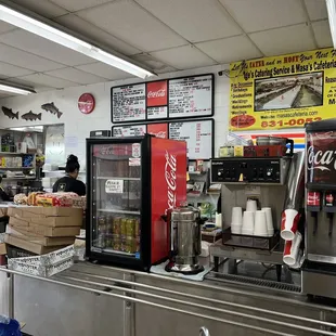 the counter area