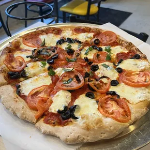 pizza, food