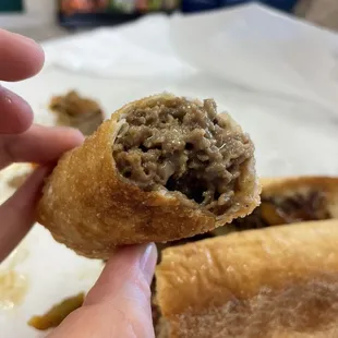Cheesesteak egg rolls