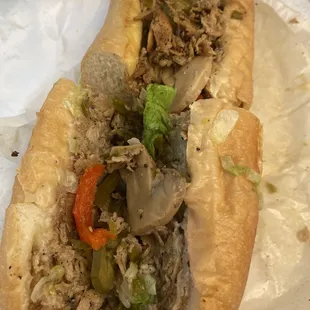 Chicken cheese with mushrooms that weren't asked for with waaaaaay more meat than mine.