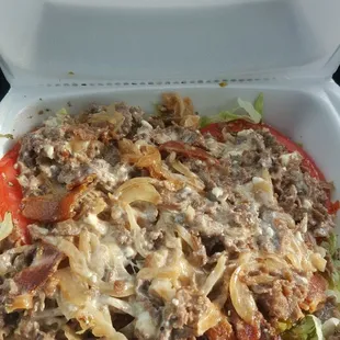 Bacon and Blue Cheese Philly