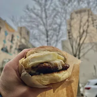 Bread, Egg, Cheese &amp; Meat