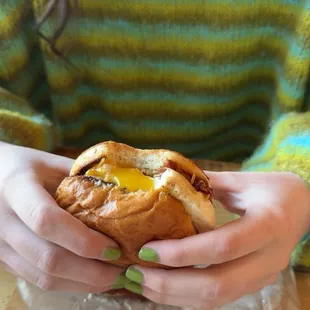 Original eggies on brioche