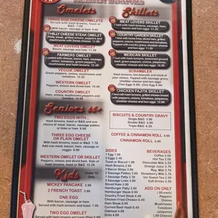 Menu at Iggy&apos;s Diner, Carthage