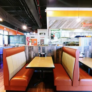 the interior of a restaurant