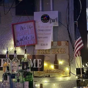 12/20/2024 all you can eat AYCE crab legs Tuesdays 5-close