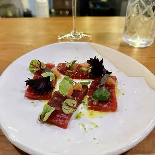 Blue Fin Tuna Crudo