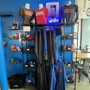 Lots of great merch available