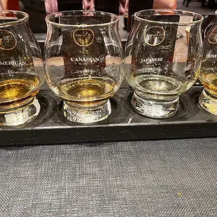 Awesome whiskey international whiskey flight