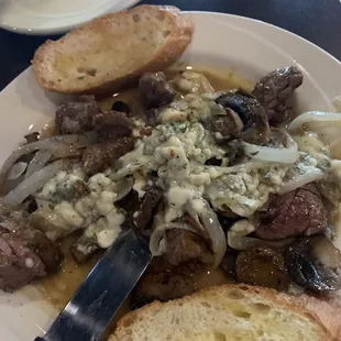 Cajun steak bites