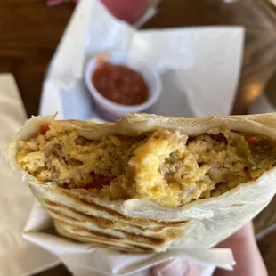 Breakfast burrito