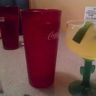 Good Margarita, Cute glass at Iguana Azul