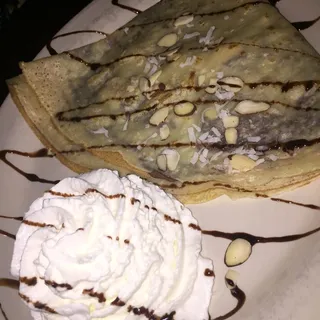 Almond Joy Crepe