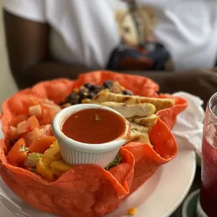 Grilled Chicken Taco Salad