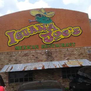 the front of the restaurant