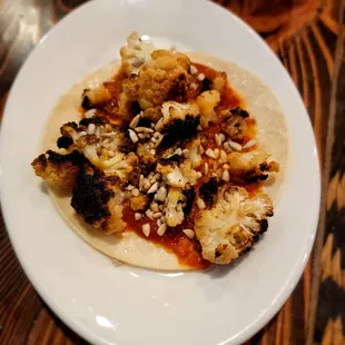 Charred Cauliflower Taco